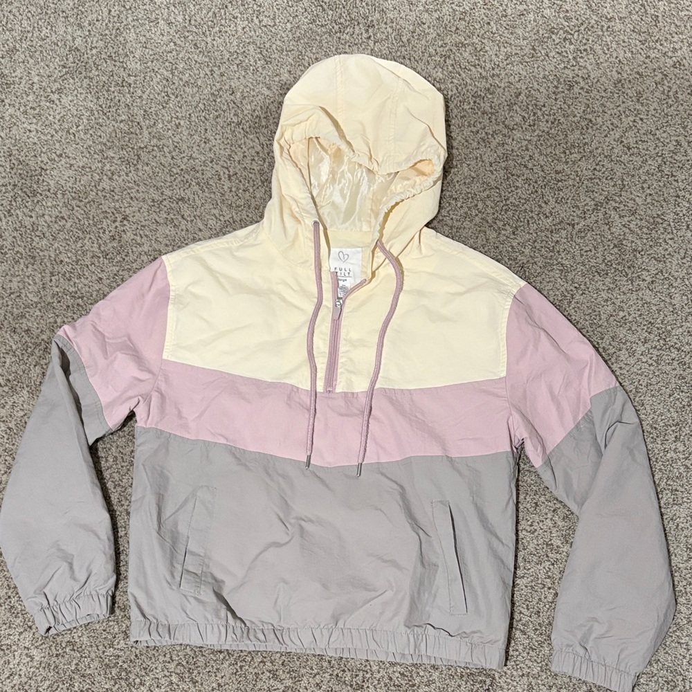 Colorblock Hooded Windbreaker